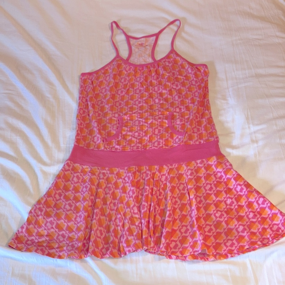 Pink & Orange Dress Cover Up Youth Girls